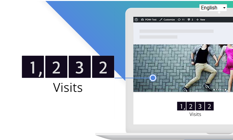 POWr Hit Counter WordPress Visitor Counter plugins