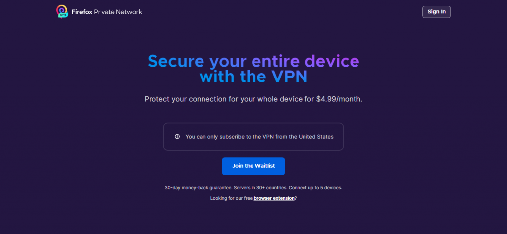 Mozilla VPN