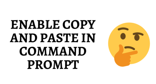 how to enable copy paste in windows 10 command prompt