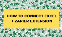 How to Connect Excel + Zapier Extension