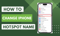 How to Change iPhone Name for Hotspot