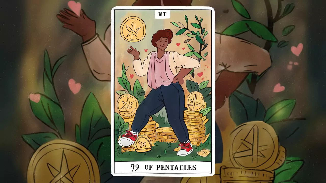 9 of Pentacles Tarot Feelings